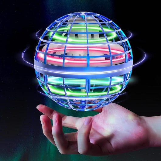 Cosmic Fly Ball - Boomerang Hover & Galaxy Spin Effect Drone Toy