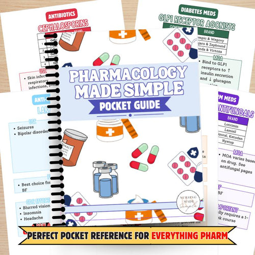 Pharmacology Made Simple (Pocket Guide) - Study Guide for Nurse Practitioner Students