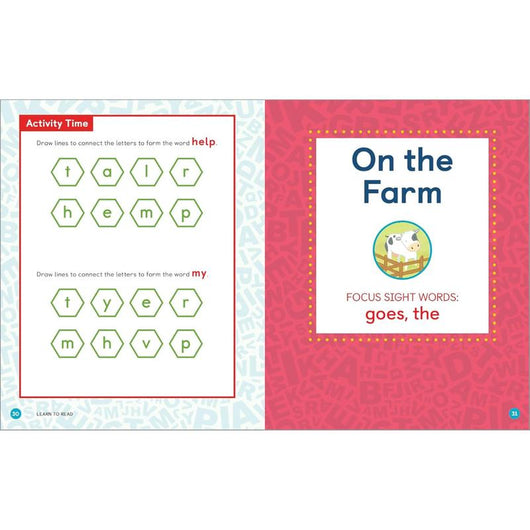 Learn to Read: Sight Words Storybook — 25 Simple Stories & Activities for Beginner Readers