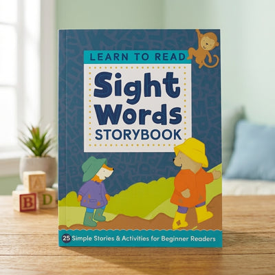 Learn to Read: Sight Words Storybook — 25 Simple Stories & Activities for Beginner Readers