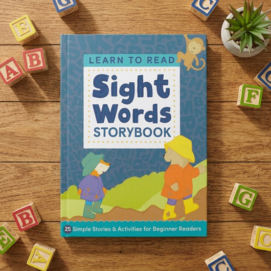 Learn to Read: Sight Words Storybook — 25 Simple Stories & Activities for Beginner Readers
